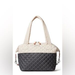 MZ Wallace Medium Sutton Tote Crossbody Black Mushroom